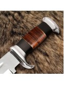 Crocodile Dundee Bowie Knife With Leather Sheath