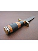 15'' Custom Handmade Damascus Steel Bowie Hunting Knife By Mortal Blades