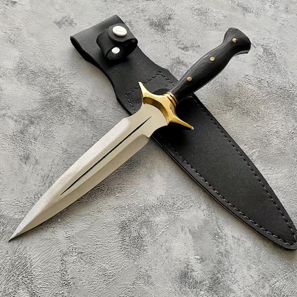 Daggers Real Knife Handmade and Real Leather Sheath