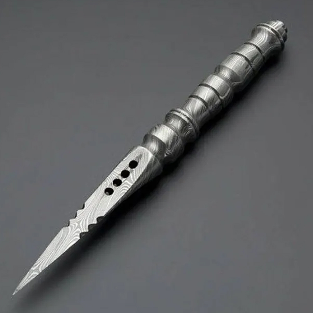 Handmade Damascus steel kriss dagger hunting knife