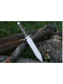 Custom Handmade D2 Steel Blade , Hunting Dagger Knife By Mortal Blades