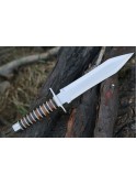 Custom Handmade D2 Steel Blade , Hunting Dagger Knife By Mortal Blades