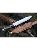 Custom Handmade D2 Steel Blade , Hunting Dagger Knife By Mortal Blades