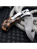 Damascus Handmade Skinner Gut Hook knife