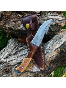 Damascus Steel Gut-h...