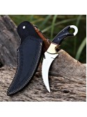 Handmade Damascus steel Karambit Knife