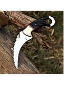 Handmade Damascus steel Karambit Knife