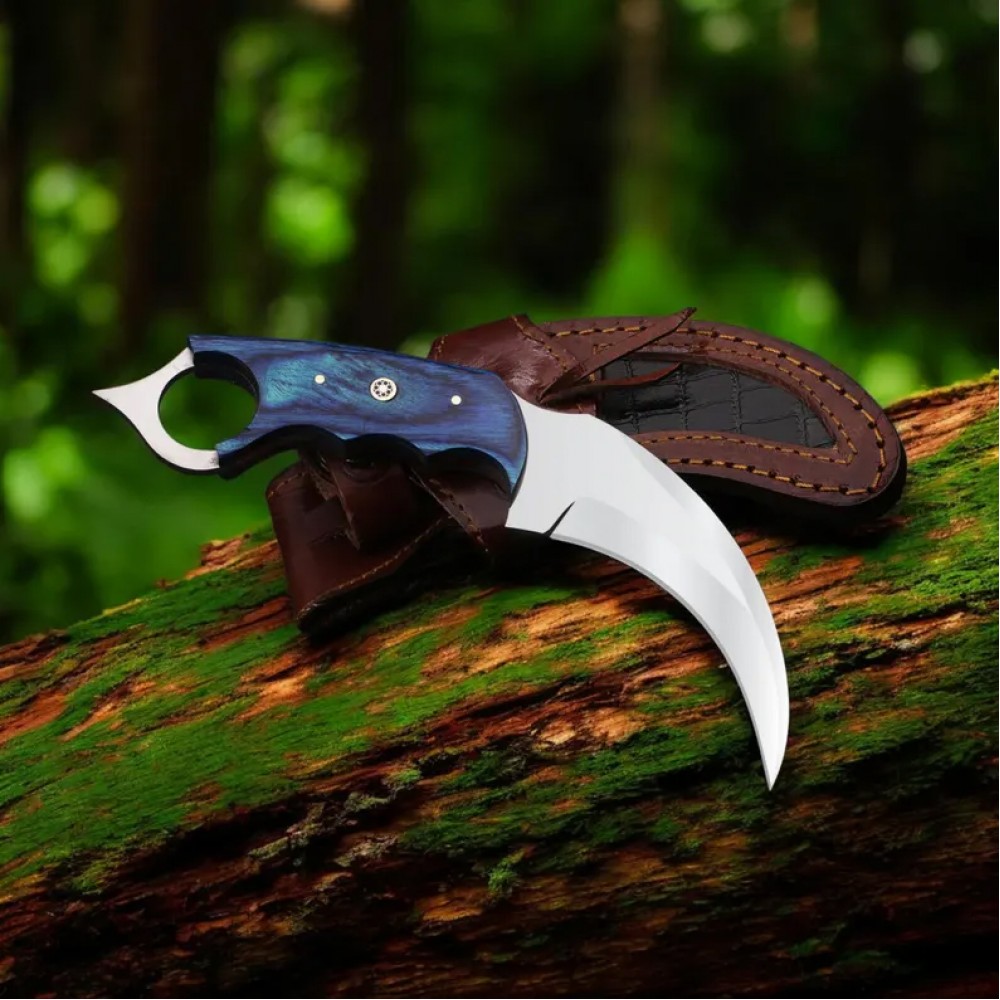 WARIVO KNIFE Karambit Knife - Fixed Blade with Sheath 