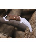 Handmade D2 Karambit Knife with Sheath Tactical Claw Knife