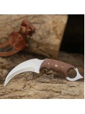 Handmade D2 Karambit Knife with Sheath Tactical Claw Knife
