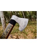 Personalize Viking Axe Handmade Forged Ragnar Axe, Best For Hunting And Camping
