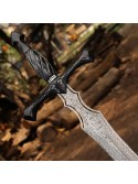 Queen of Swords – Hand Forged Damascus Steel Viking Sword