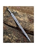 Handmade Damascus Viking Sword Full Tang Blade Blank 35.00 Inches
