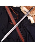 Handmade Damascus Steel Decorative Sword – Collectible Display Blade 