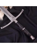 Handmade Damascus Steel Decorative Sword – Collectible Display Blade 