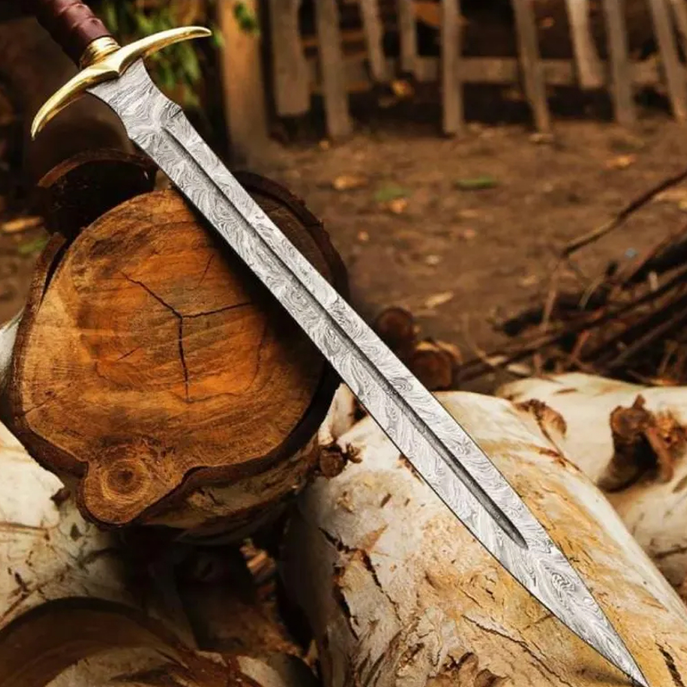 Real Damascus steel Sword