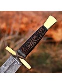 Handmade Personalized Damascus Viking Sword, Hand-